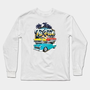 Chevrolet Bel Air Chevy BelAir Trifive Muscle Car Long Sleeve T-Shirt